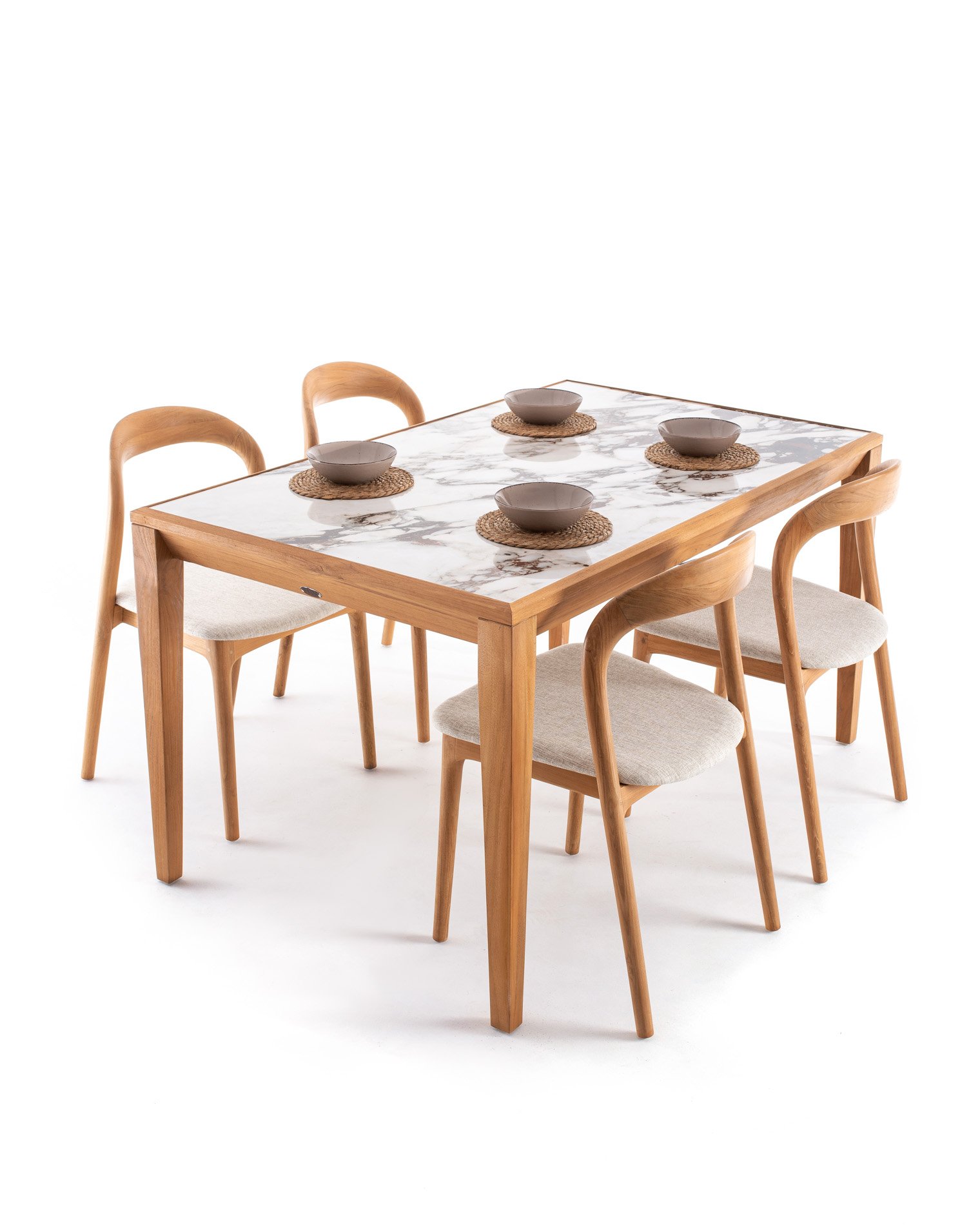 ASTRA DINING TABLE & NEVA DINING CHAIR CUSHION SEAT Thumbnail